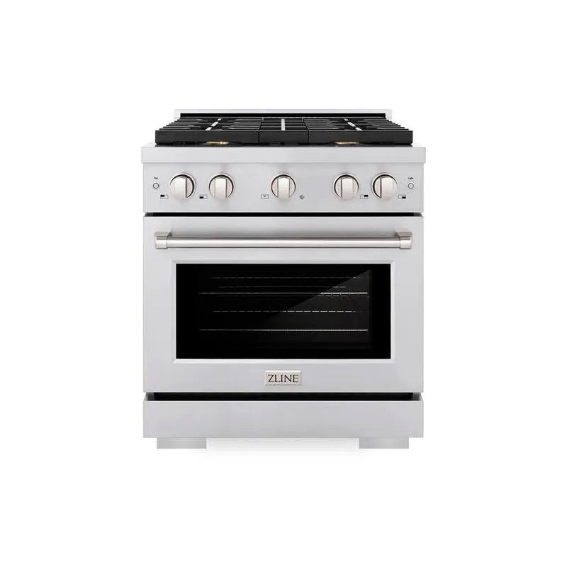 4-Burner Paliwo do spalania Dual Paliwo Zakres 4- Paliwo, Stal nierdzewna, Gotowanie konwekcyjne, 76,2 cm, Paramount