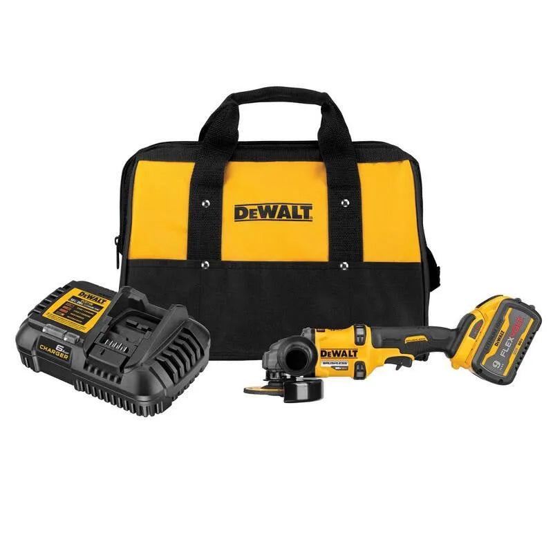 DEWALT 9.0Ah, 60V, 11,4 cm, 15,2 cm, FLEXVOLT 9.0Ah Bateria, Małe szlifierki kątowe i, Bezprzewodowy projekt, Bezszczotkowy
