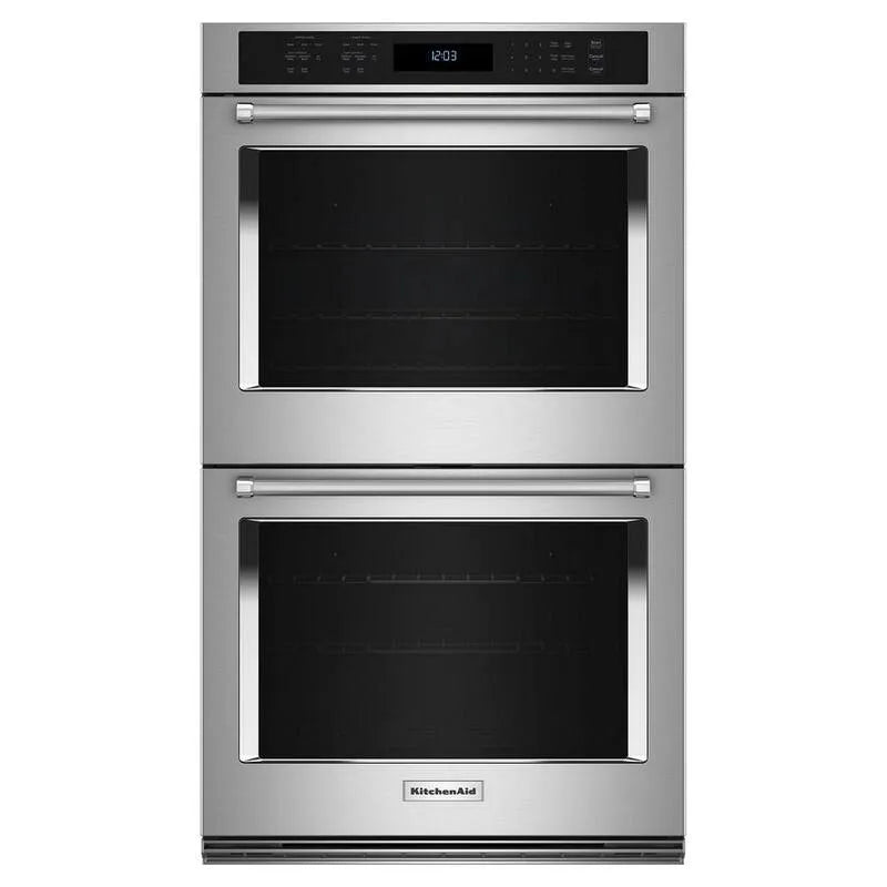 KitchenAid podwójne elektryczne Wall Piec, Stal nierdzewna, Self- Czyszczenie, Gotowanie konwekcji, 76,2 cm