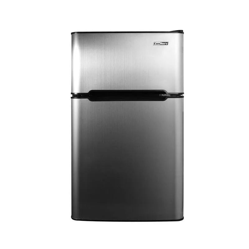 2-Door Lodówka 2-Drzwi, Kompaktowy projekt przenośny, 48,3 cm, 90,6 l, 110V, odwracalne