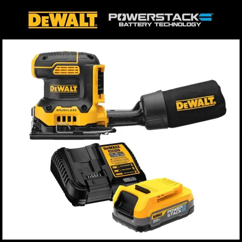 DEWALT Zestaw akumulatorów kompaktowych, bezkordonowy, Kompaktowy projekt przenośny, 20V, Bezszczotkowy, Prędkość zmienna