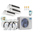3-Zone 3-Ton MRCOOL 3- Ton Split Mini System, 21,5 SEER, 30000 BTU, 35ft, 3- Strefa, 12K