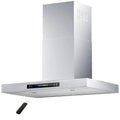 Okap kuchenny, Okap, Sterowanie dotykowe, Stal nierdzewna, Wall- Mountable, 763 CFM, 76,2 cm, Panel dotykowy i zdalne, Kontrola gestury