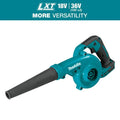 Makita, 18V, Tool- Tylko, akumulatorowy konstrukcja, 18V LXT Lithium- Ion akumulatorowy Variable prędkość Blower