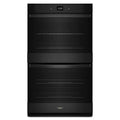 Whirlpool Podwójny elektryczny piec ścienny, Self-Czyszczenie, Gotowanie konwekcji, 68,6 cm, Czarny