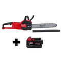 Milwaukee 5.0Ah Piła łańcuchowa, 18V, 40,6 cm, M18, Bezszczotkowy, Bateria