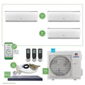 230-Volt System Split Mini bez zacisków Gen3, 3 Ton, 34000 BTU, 25 ft, Zainstaluj zestaw 230- Volt