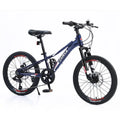 7-prędkość 7- prędkość, Blue Shimano 7- prędkość Girls and Boys Mountain Bike, 50,8 cm