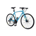700C, oświetlenie Blue 700C Rower drogowy dla mężczyzn Kobiety & # x27; Miejski rower z Alloy Frame, 71,1 cm