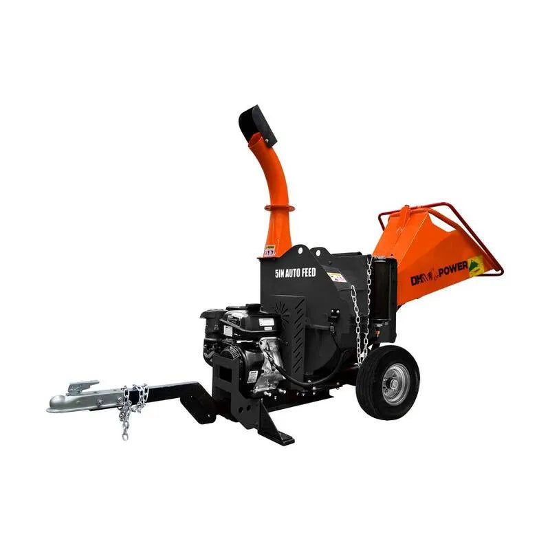 Kohler, 12,7 cm, Auto- Feed, i DOT Road Legal Tires, 14 HP, 12,7 cm 14 HP Gaz napędzany rozdrabniacz silnika z elektrycznym Start