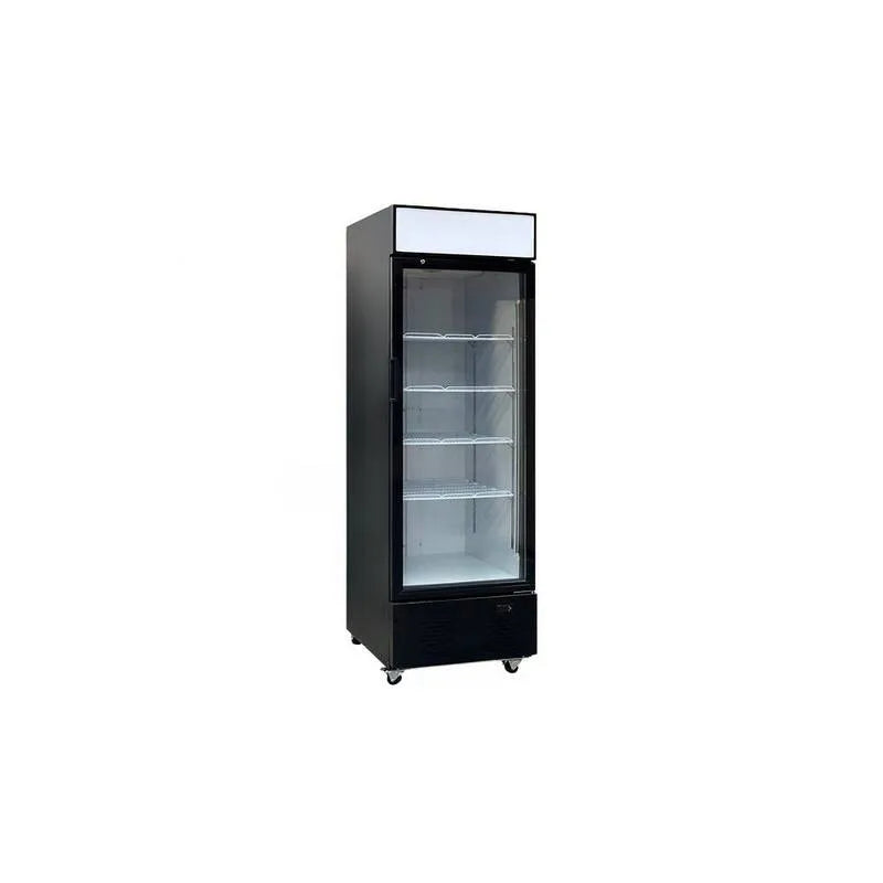 ES23FDX, 59,9 cm, 447,4 l, One Merchandiser szklane drzwi chłodziarka ES23FDX czarny