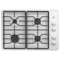 4-Burners GE 4 -Palniki Gaz Coopers, 76,2 cm, Zapieczętowane -Palnik nablatowy Gotowanie Powierzchnia, Biały