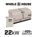 200-Amp Champion Power Equipment 000 Generator, dwupaliwowy Whole House Standby Generator i 200- Amp Automatyczny Przełącznik Transfer z aXis Technology