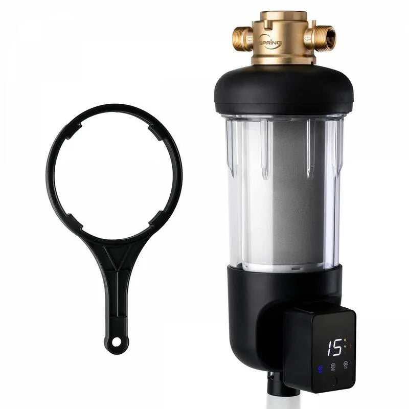 100-Micron 100- Micron, 3 / 10,2 cm, 10,2 cm, NSF- Certified, Jumbo Auto- Flush Spin Down Filter wody sedymentacyjnej