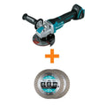 Makita 2-Pack X-blokada Przełącznik Grinder Narzędzie, 18V, 12,7 cm, Ostrze Masonry 2 -Pack, akumulatorowy konstrukcja, 11,4 cm