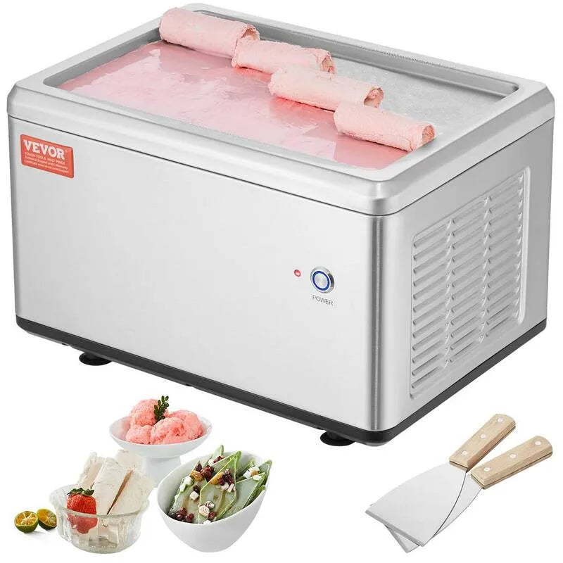 Freed Ice Cream Roll Machine 37,8 cm, 3 x 14, Stal nierdzewna, Stir- Smarowane patelnie