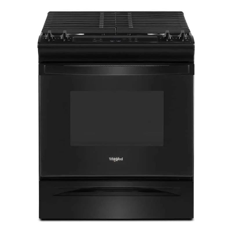 Whirlpool Gas kuchenka, 141,6 l, Gaz gotowania Appliance z konfiguracji Burner, Czarny