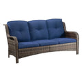 Sofa, Na zewnątrz, Patio, Niebieski, Salon
