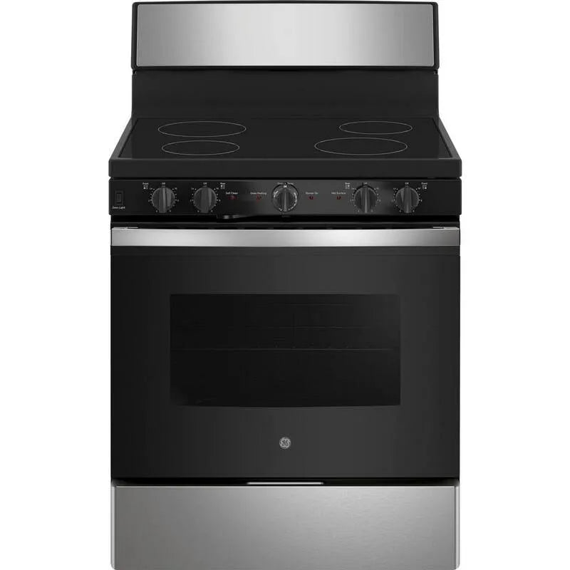 GE Electric Ran, 76,2 cm, 4 Palnik, Stal nierdzewna, Self-Czyszczenie