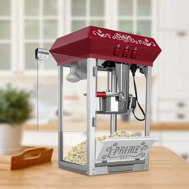 850, 10 oz, komercyjne Popcorn Machine z Nonstick Popcorn Kettle
