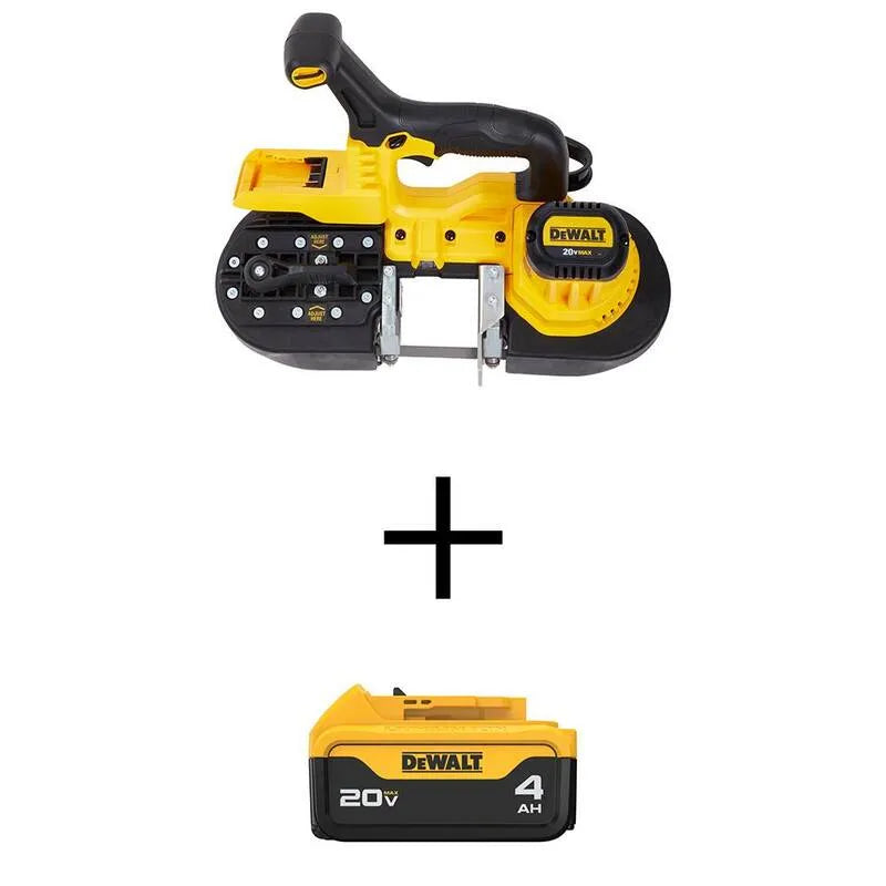 DEWALT 4.0Ah, 20V, akumulatorowy konstrukcja, 20V MAX akumulatorowy piła taśmowa i