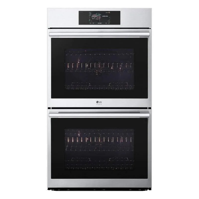 LG SMART Double Wall Piec, 133,1 l, Kontrola dotykowa, Stal nierdzewna, STUDIO 4.7 cu, Wideozmyku i powietrza
