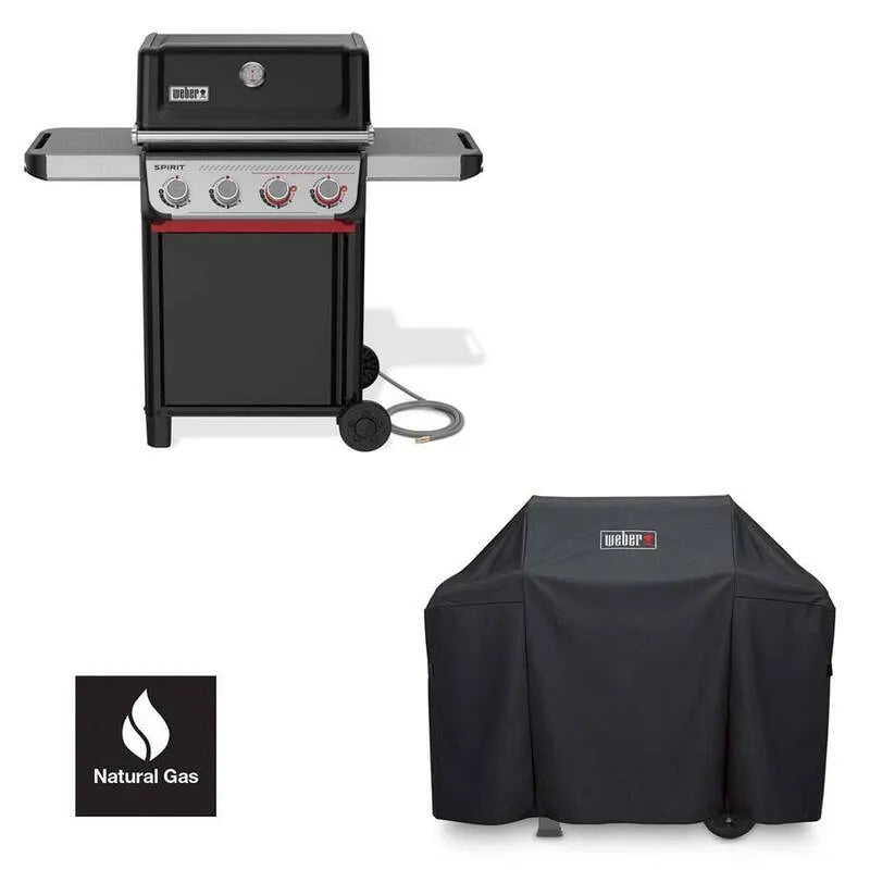 4-Burner E-425 Weber E- 425 Burner grill na gaz ziemny, 4- Burner, czarny