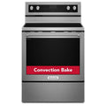 KitchenAid Electric kuchenka, 181,2 l, 5 Palnik, Stal nierdzewna, Self-Czyszczenie, Gotowanie konwekcji