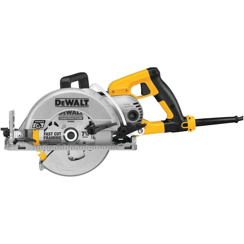 Piła kolista DEWALT, 10,2 cm, Piła kolista korbowa Wormdrive, 7-1 / 10,2 cm