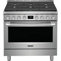Frigidaire Burner Slide- W zakresie paliwa podwójnego, Stal nierdzewna, Gotowanie konwekcji, 91,4 cm, 6 Palnik