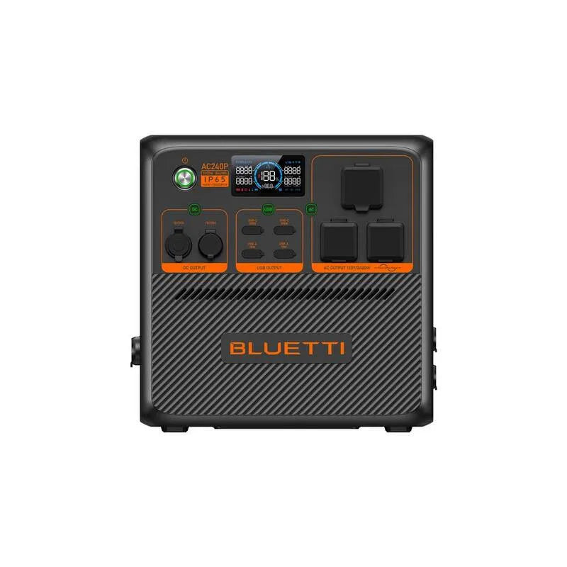 Generator 2400 / 3600, 2400 / ciągła moc wyjściowa szczytowa AC240P Przycisk rozruchowy LiFePO4 Generator słoneczny akumulatora do zewnątrz, do użytku na zewnątrz