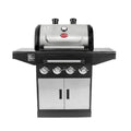 Grill z gazem drzewnym 4-Burner, Propan ciecz, Flavor, Pro Propan, Srebro