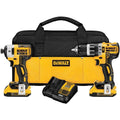 DEWALT 2.0Ah Zestaw narzędzi Combo, 20V, akumulatorowy konstrukcja, 20V Baterie i ładowarka, bezszczotkowy