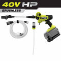 RYOBI GPM chłodna woda elektryczny czyszczarka, 2,6 l/min, 40V, 41,4 bar, Tool- Tylko, bezszczotkowy