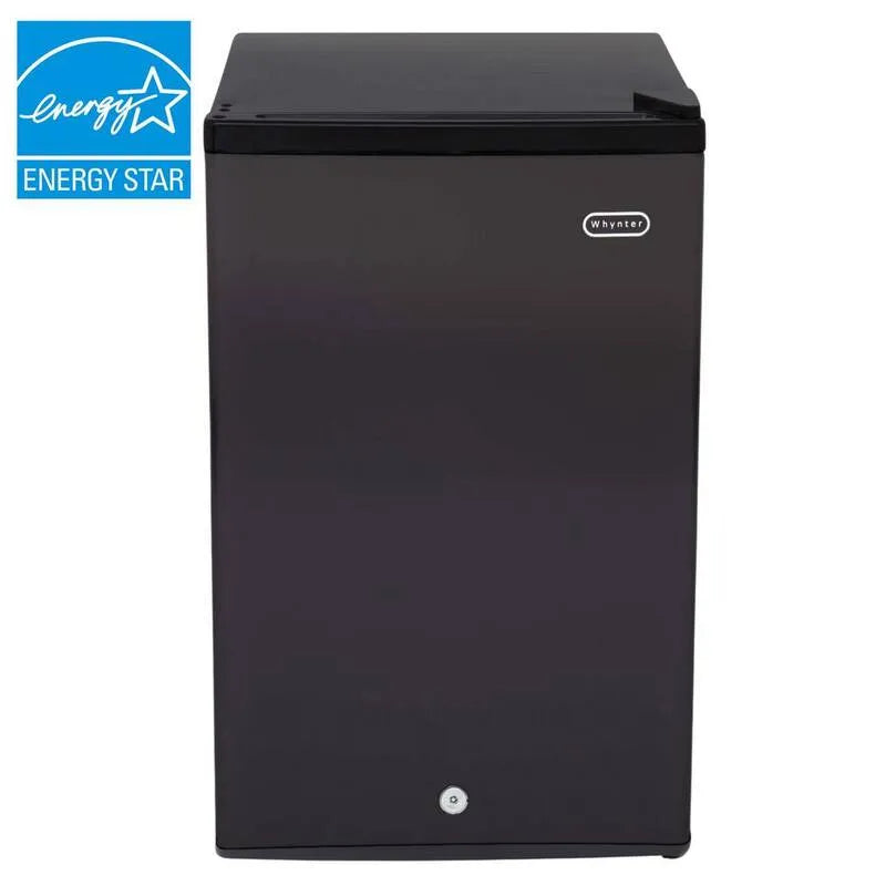 Upright zamrażarka, ENERGY STAR Certified, 85 l, odwracalne, czarny