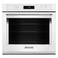KitchenAid Kuchenka kuchenna jednoelektryczna, piekarnik, 76,2 cm, Samodzielne czyszczenie, Gotowanie konwekcyjne, Biały