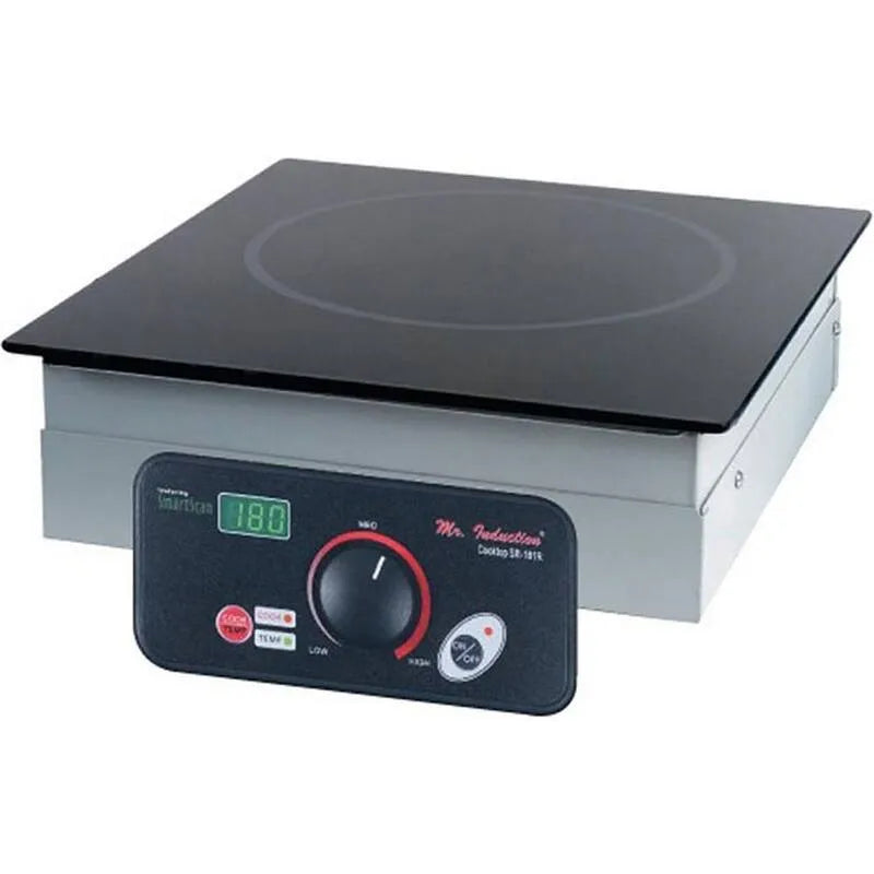 1800-Watt Budowla- W hartowanej indukcji szkła Commercial Coocomed 1800 -Watt, 32,1 cm, Commercial- Grade konstrukcja, Czarny
