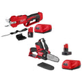 Milwaukee FUEL 12V M12, 15,2 cm, akumulatorowy konstrukcja, 4.0 Ah & 2.0 Ah Battery, Piła do prasowania, Bezszczotkowy