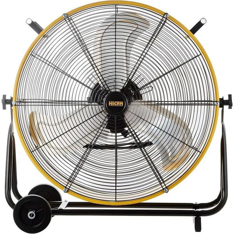 61 cm, 1 / 3 HP, 8800 CFM, 3 Speeds, 1 / 3 HP Silny silnik, Aluminiowe Ostrza wentylacyjne