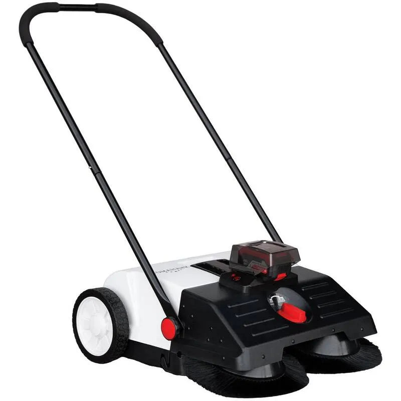Push Sweeper z podwójnym systemem szczotki, 55,9 cm, 18V, akumulatorowy konstrukcja