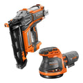 16-Gauge RIDGID 16- Gauge, akumulatorowy konstrukcja, 18V, 2-1 / 5,1 cm, 12,7 cm, Tylko narzędzie, Random Orbit Sander, bezszczotkowy