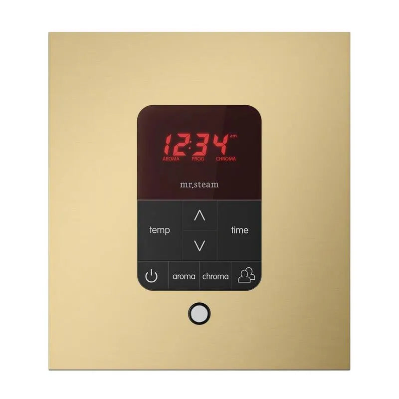 Plus kwadratowy prysznic w Satin Brass, iTempo