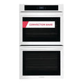 Frigidaire Double Electric do zabudowy piecu ściennym, 76,2 cm, Gotowanie konwekcji, biały