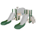 HDPE Wewnętrzny i zewnętrzny Playset Małe dziecko z teleskopem, przesuwne i koszykówki Hoop