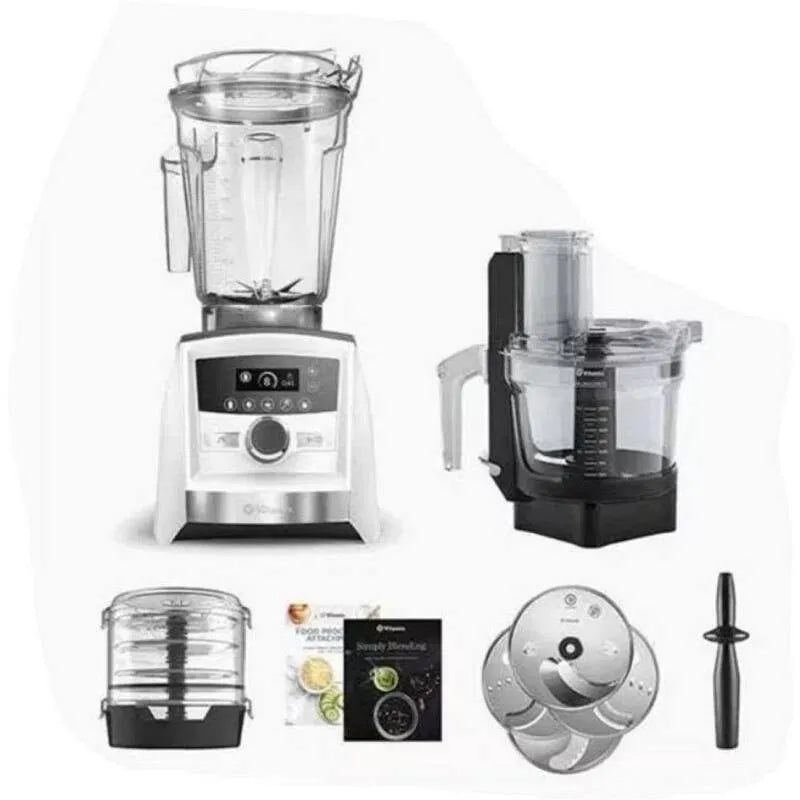 10-prędkość Vitamix A3500 Mieszadło przeciwgórne, 64 oz, 10-krotna prędkość, System kuchenny Smakosz SmartPrep