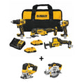 20-Volt DEWALT 20- Volt Combo Kit, akumulatorowy konstrukcja, 6-1 / 5,1 cm, Piła tarczowa, bezszczotkowy