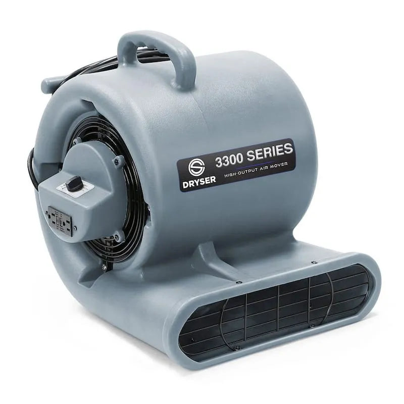 1 / 3 HP 24,1 cm 3 Prędkość dmuchawy wentylator Mover powietrza w szarości