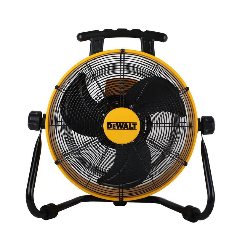 3-prędkość DEWALT 3-Prędkość, 45,7 cm, 6 stóp, Power Cord, 45,7 cm Żółty do intensywnego użytkowania Wentylator bębnowy z 6 stóp. Power Cord