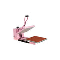 Baza wyślizgowa, Pink + biały, 15x15 Ręczna prasa do prasowania ciepła