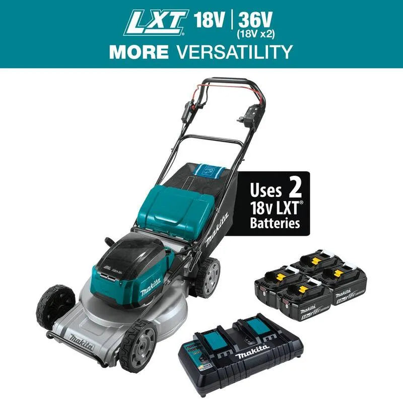 Makita 5.0Ah Kosiarka trawnika, 53,3 cm, 18V, 36V, akumulatorowy konstrukcja, bezszczotkowy
